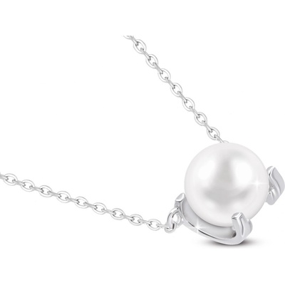 biju Stříbrný řetízek s perlou 3001888