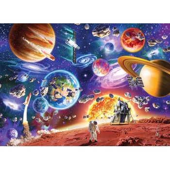 Cobble Hill - Puzzle Family Puzzle: Space Travels 350 - 350 piese