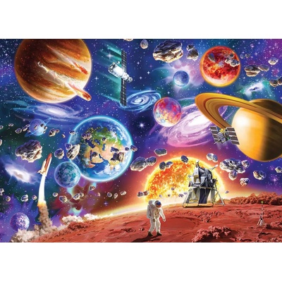 Cobble Hill - Puzzle Family Puzzle: Space Travels 350 - 350 piese