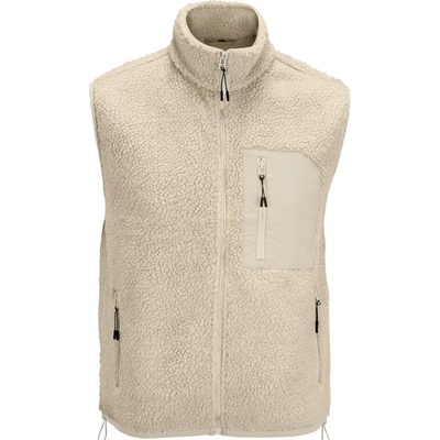 Sol's Collection vesta Sherpa Fury Bodywarmer fleecová béžová
