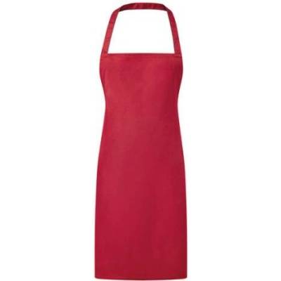 Premier Workwear Pracovní zástěra za krk PR165 Red Pantone 200 67x78cm