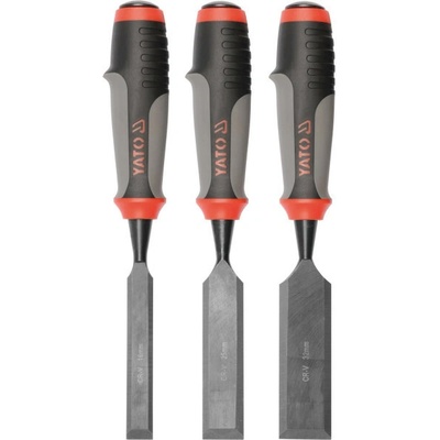 YATO Sada dlát 3 ks s plastovou rukoväťou 16-32 mm