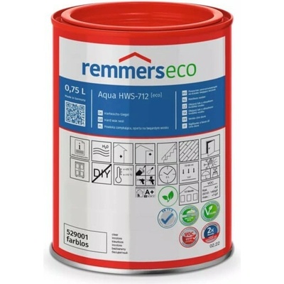 Remmers Aqua HWS-712-Hartwachs-Siegel 20 l Bezfarebný