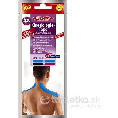 WUNDmed Tejpovacia náplasť na rameno 4 ks