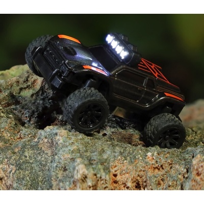 TURBO RACING C81 Off-Road RC Car RTR čierna s oranžovým pruhom 1:76