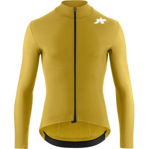 ASSOS Мъжка фланелка с дълъг ръкав за колоездене ASSOS Mille GT Spring Fall Jersey S11 Cycling jersey - Golden Yellow (056-4304-0213)