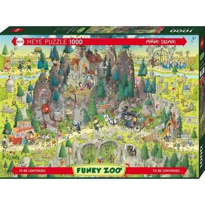 HEYE Šílená ZOO Expozice Transylvánie 1000 dielov