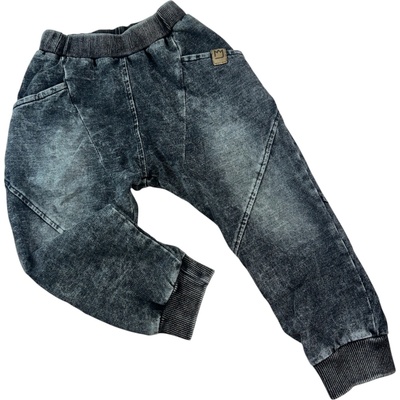 Rifľové tepláky ALA JEANS 1 jesen25 čierne