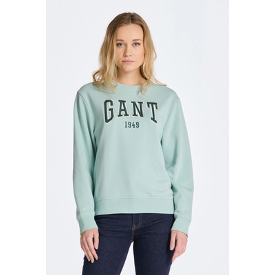 Gant Rel Logo C-Neck Sweat modrá