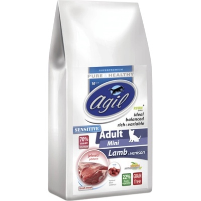 Puffins Agil Adult Mini Sensitive Grain Free LambVenison 10 kg