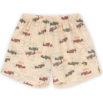 Konges Slojd Kraťasy bavlněné Grand Prix smetanové