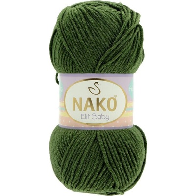 Nako Elit Baby 10665 olivovo zelená