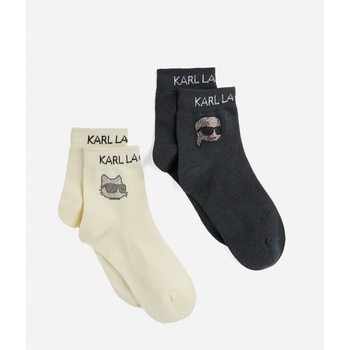 Karl Lagerfeld ponožky K lounge ikonik sock 2PAK
