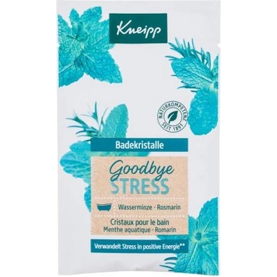 Kneipp Goodbye Stress Water Mint & Rosemary успокояващи соли за вана с аромат на мента и розмарин 60 гр унисекс