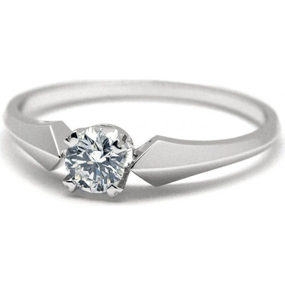 Klenoty Budín Luxusní diamantový zásnubní prsten s diamantem libovolná J 28821 17