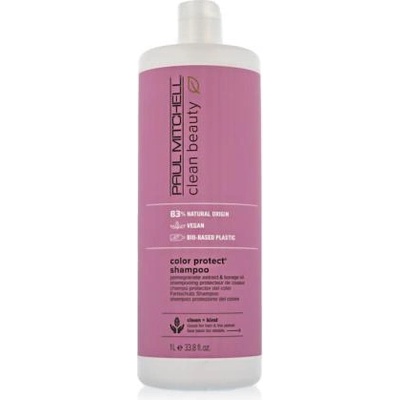 Paul Mitchell Clean Beauty Color Protect Shampoo 1000 ml защитен шампоан за боядисана коса за жени
