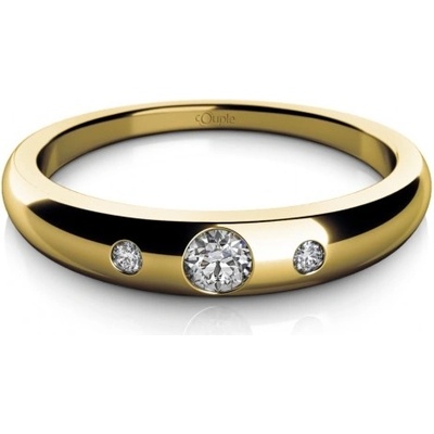 Couple prsten Nika II ze žlutého zlata se zirkony 6810487 0 1