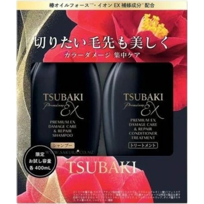 Shiseido Tsubaki Premium šampon 400 ml + Premium EX Damage Care kondicioner 400 ml