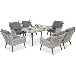 Garden Point Градински мебели Bilbao Premium 6 Garden Point бяло (GAP425-FIE)