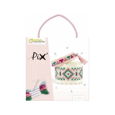 Clairefontaine Bracelet embroidery set Pink