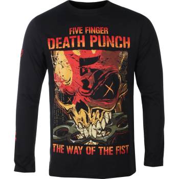 ROCK OFF мъжка тениска с дълъг ръкав Five Finger Death Punch - The Way Of The Fist - ROCK OFF - FFDPLST40MB