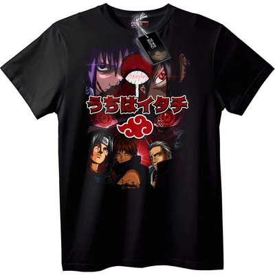 NOONEBRAND Тениска Naruto Учиха Итачи - S, Black