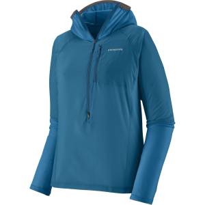 Patagonia Дамска тениска Patagonia Women's Airshed Pro P/O Running jacket - Aquatic Blue (128-0453-0713)