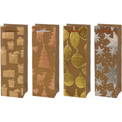Taška MFP vánoční set 4ks T12 KRAFT mix V29 (120x360x85)