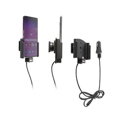 Brodit držiak do auta na Samsung Galaxy S10+ bez puzdra, s nabíjaním z cig. zapaľovača/USB 721116
