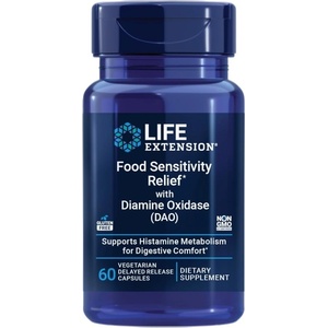 Life Extension Food Sensitivity Relief with Diamine Oxidase - DAO [60 капсули]