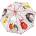 Детски прозрачен чадър Perletti 75131 Angry Birds