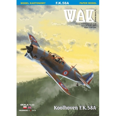 Papierový model Koolhoven F.K.58a