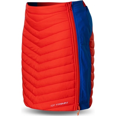 TRIMM zateplená sportovní sukně RONDA S, orange/jeans blue