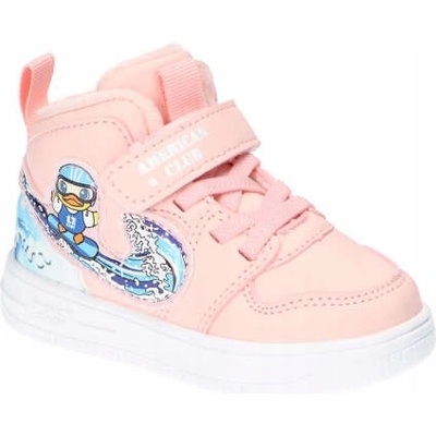 American Club dětské traperky zateplené boty zimní boty na suchý zip