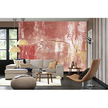 DIMEX ART s. r. o Самозалепваща се флизелинова фототапета цветна напукана мазилка 375 x 250 см