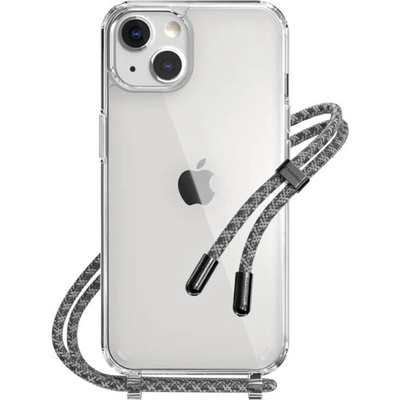 SwitchEasy Калъф за Apple iPhone 13, хибриден, SwitchEasy Play Lanyard Elegant Case (GS-103-208-115-197), с връзка, прозрачен (GS-103-208-115-197)