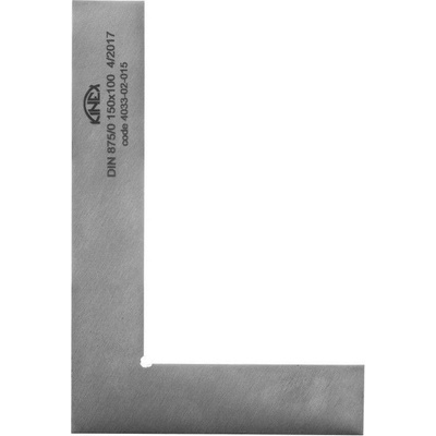 Kinex Прецизен прав ъгъл Kinex - 100x70 mm, DIN 875/1 (KIN4033-12-010)