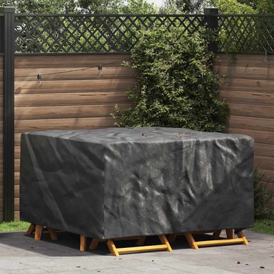 vidaXL Покривало за мебели Едноцветен Черно 150 x 150 x 75 cm 210D (4105735)