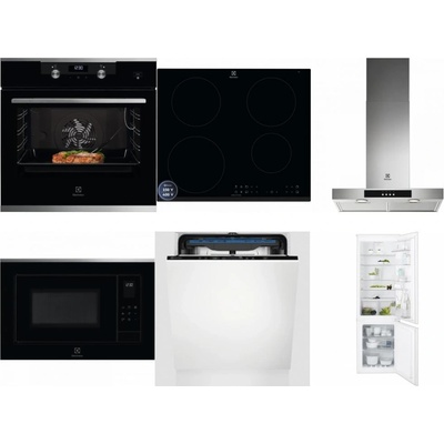 Set Electrolux KODEC75X2 + LIR60433B + LFT426X + LMS4253TMX + EES48200L + ENT6TF18S