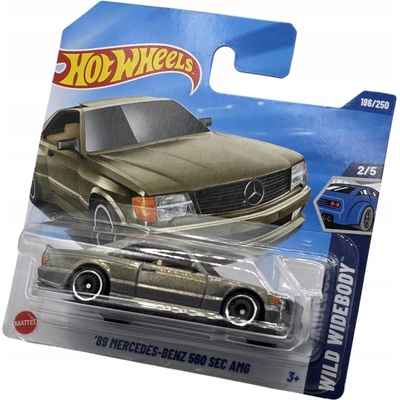 Hot Wheels '89 Mercedes-Benz 560 SEC AMG šampanský jbb11 wild widebody
