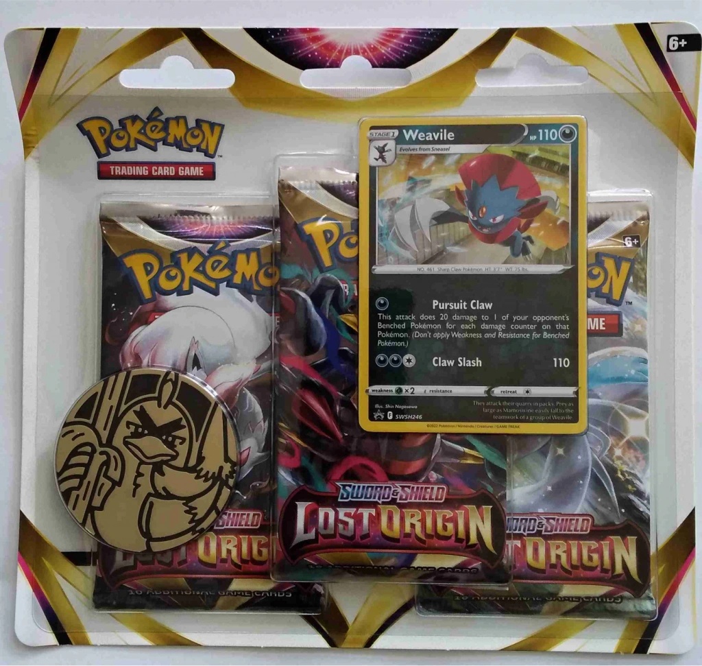Pokmon TCG Lost Origin 3 Pack Blister Booster - Heureka.cz Pokmon TCG Lost Origin 3 Pack Blister Booster - Heureka.cz