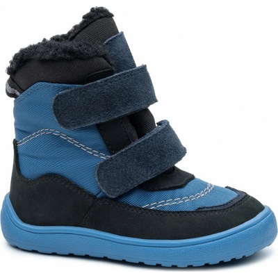 Protetika Nut Blue dětské barefoot zimní boty s membránou modré