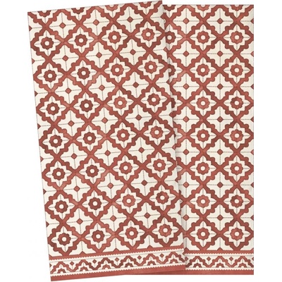 Papierové obrúsky malé Mosaic red