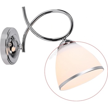 Brilagi - Резервно стъкло за настенна лампа и полилей FRED кремаво/лъскав хром (NSBG2730)