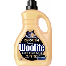 Woolite Darks Black & Denim tekutý prací prostředek s keratinem na tmavé a černé prádlo 30 PD 1,8 l