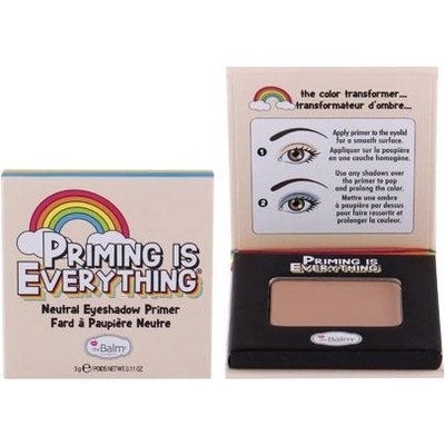 TheBalm Priming is Everything Mineral Eyeshadow Očné tiene Black 3 g
