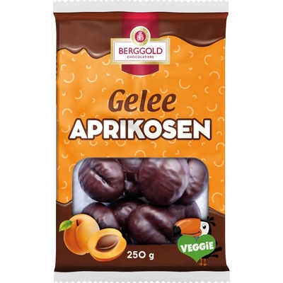 Berggold Meruňkové želé v čokoládě 250 g