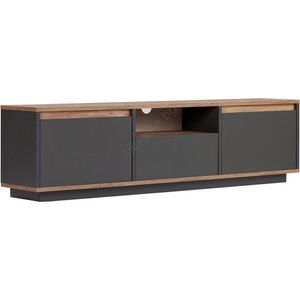 ASIR GROUP ТВ шкаф KREDE 160 x 30 см антрацит/бор (AS3418)