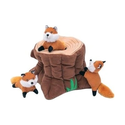 ZippyPaws Burrow líšky v pníku 30 cm