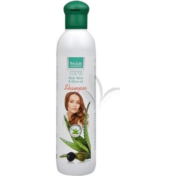 Finclub šampón na vlasy Aloe vera & olivový olej 250 ml
